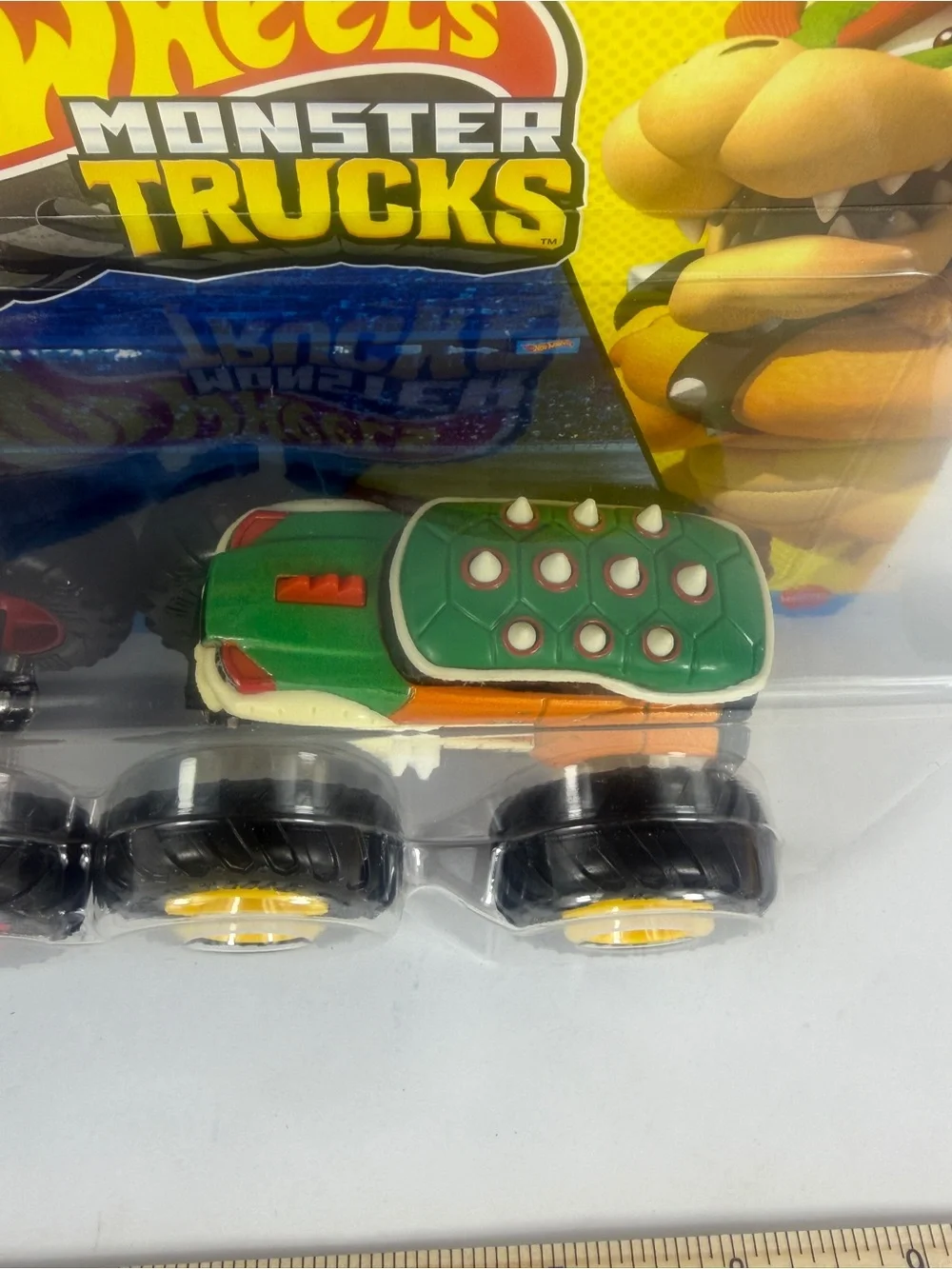 Hot Wheels Monster Trucks Demolition Doubles Donkey Kong and Bowser. New